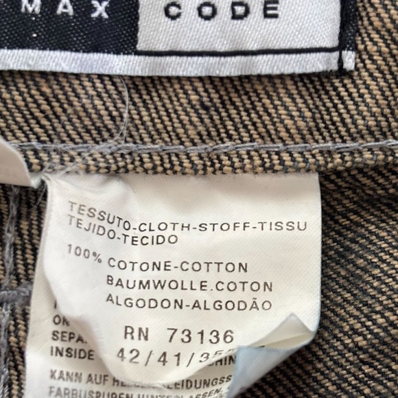 SPORTMAX CODE by MaxMara Jeans Women's Dark Wash Denim Bootcut Size 6 - Picture 12 of 14